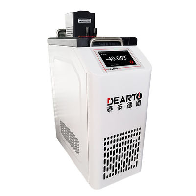 0.001 grados C Alta resolución PID portátil con control automático Baño de aceite termostático Blanco