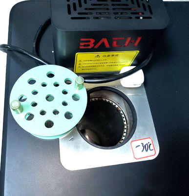 Calibración de la criotemperatura con pantalla táctil Baño de aceite termostático con resolución 0.001C