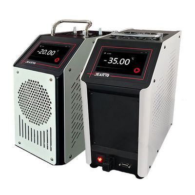 Calibrador criostático de autocontrol PID portátil -35 a 150 °C con resolución de pantalla de 0,001 °C