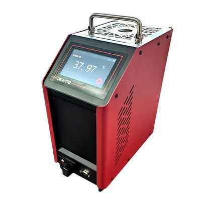 Horno de pozo seco portátil de alta precisión para resistencia térmica y termopar Pt100