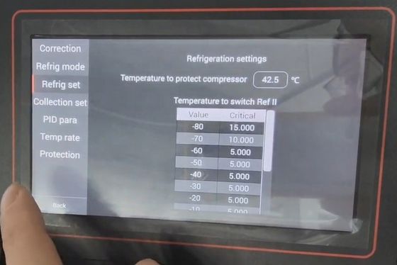 Baño de calibración termostático líquido refrigerado de -100 a 100 °C