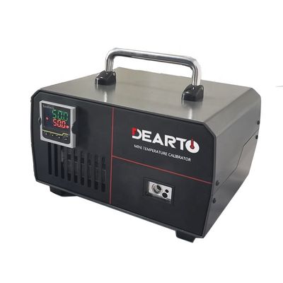Calibrador de temperatura de micro bloque seco de -10 a 400 grados C con fuente de alimentación AC110/220V