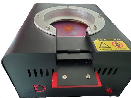 Instrumento de calibración del sensor de temperatura superficial para un diámetro de ensayo de 130 mm en negro