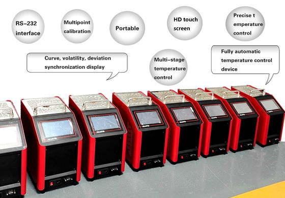 Apoyo personalizado Calibrador de alta temperatura OBM DTL-H con USB y horno de pozo seco