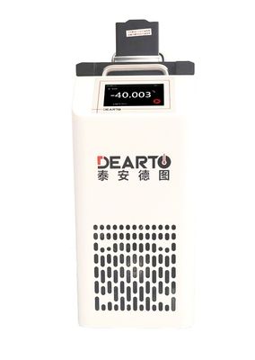 DEARTO Baño de calibración de temperatura Baño pequeño de baja temperatura Circulador de baño termostático líquido fácil