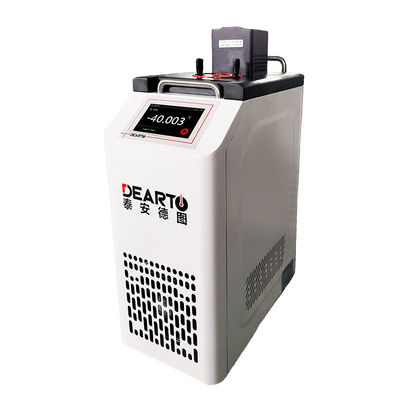 DEARTO Baño de calibración de temperatura Baño pequeño de baja temperatura Circulador de baño termostático líquido fácil